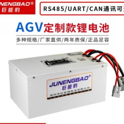 24V60Ah磷酸铁锂AGV小车牵引车大功率机器人设备动力电池