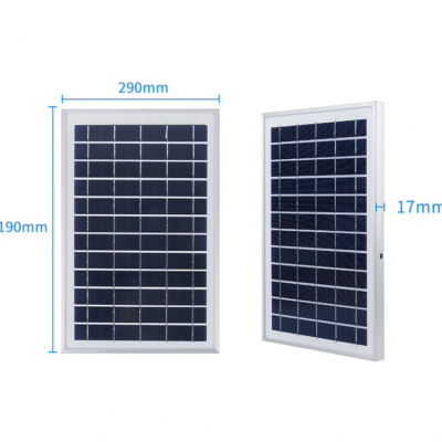 太阳能多晶光伏板6V6W便携USB移动手机充电 户外太阳能充电板6V3W